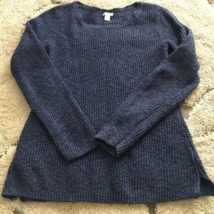 LLBean Sweat Navy Knit Small